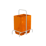 Suporte Duplo para Cesta de Compra