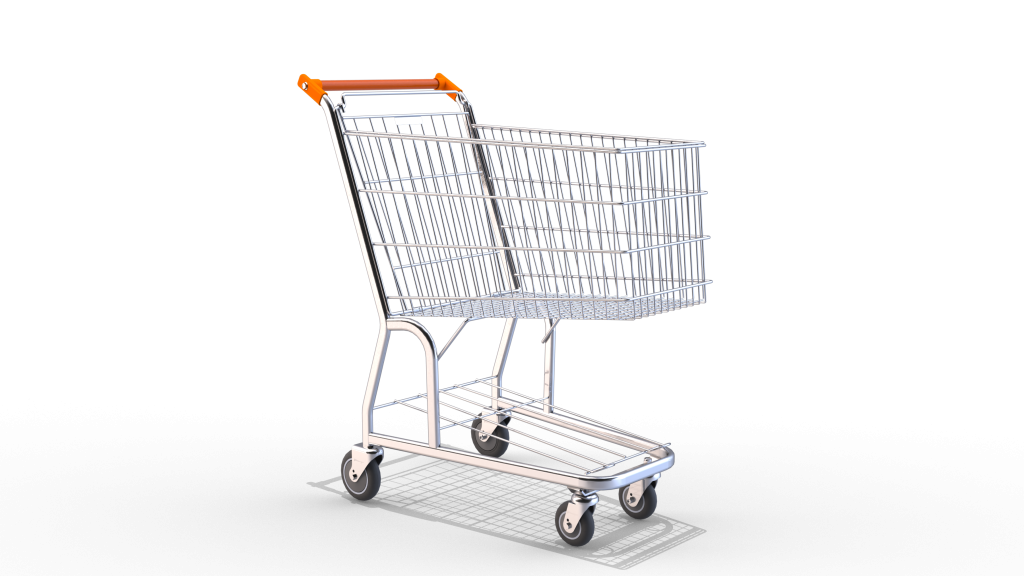 Carrinho Cesto Único 130L